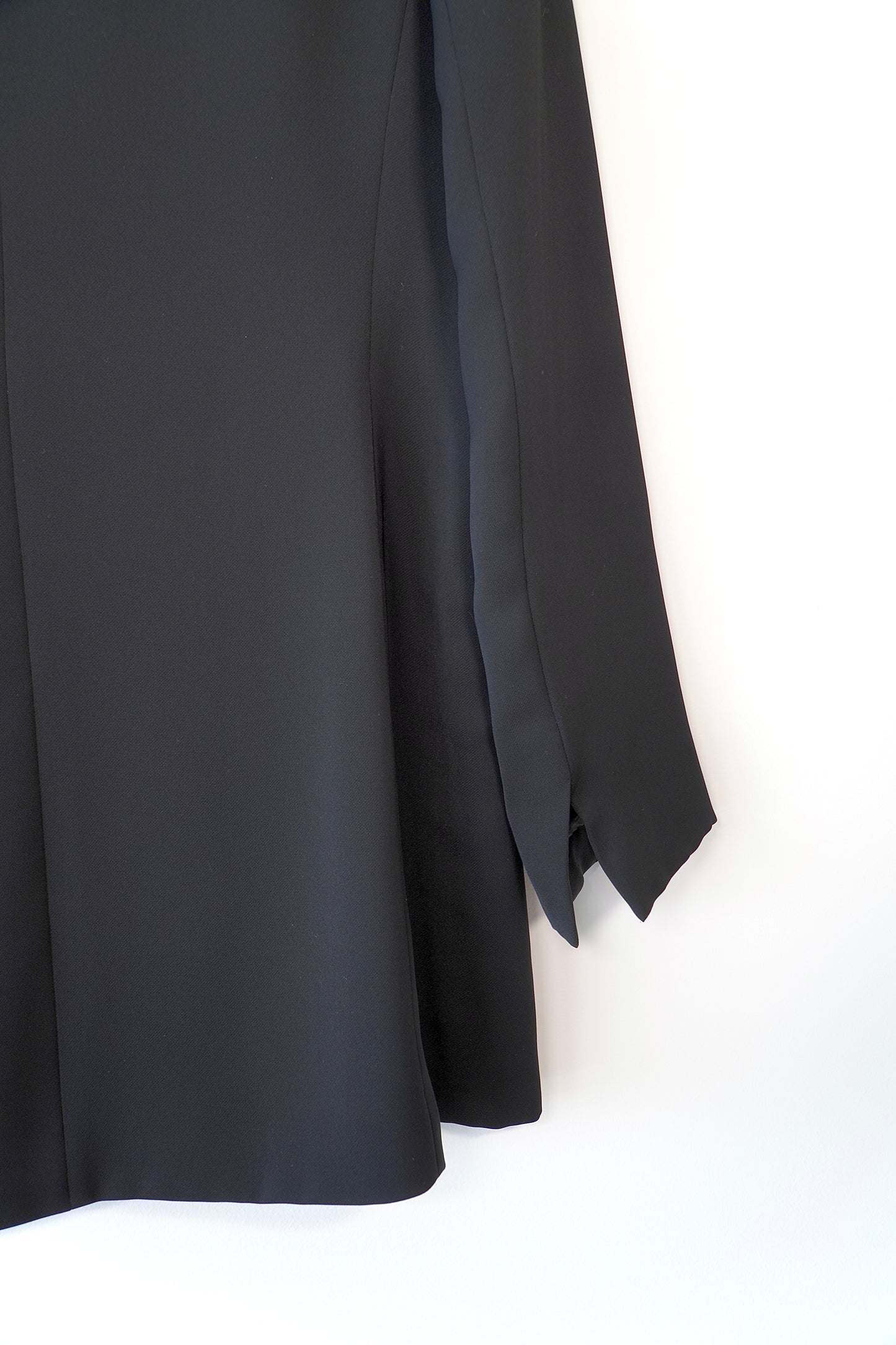 STITCHES AUSTRALIA Black Classic Longline Suit Blazer (12)
