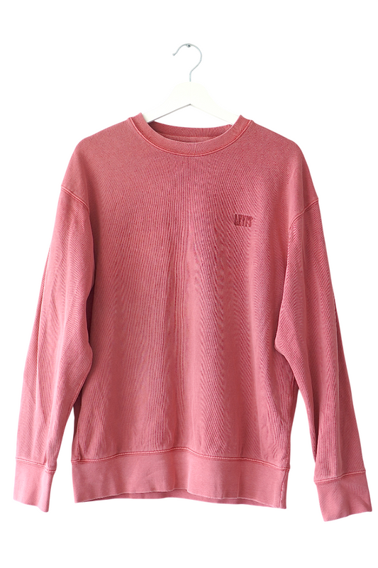 Levi’s Washed Red Logo Crewneck Pullover Sweatshirt (S)