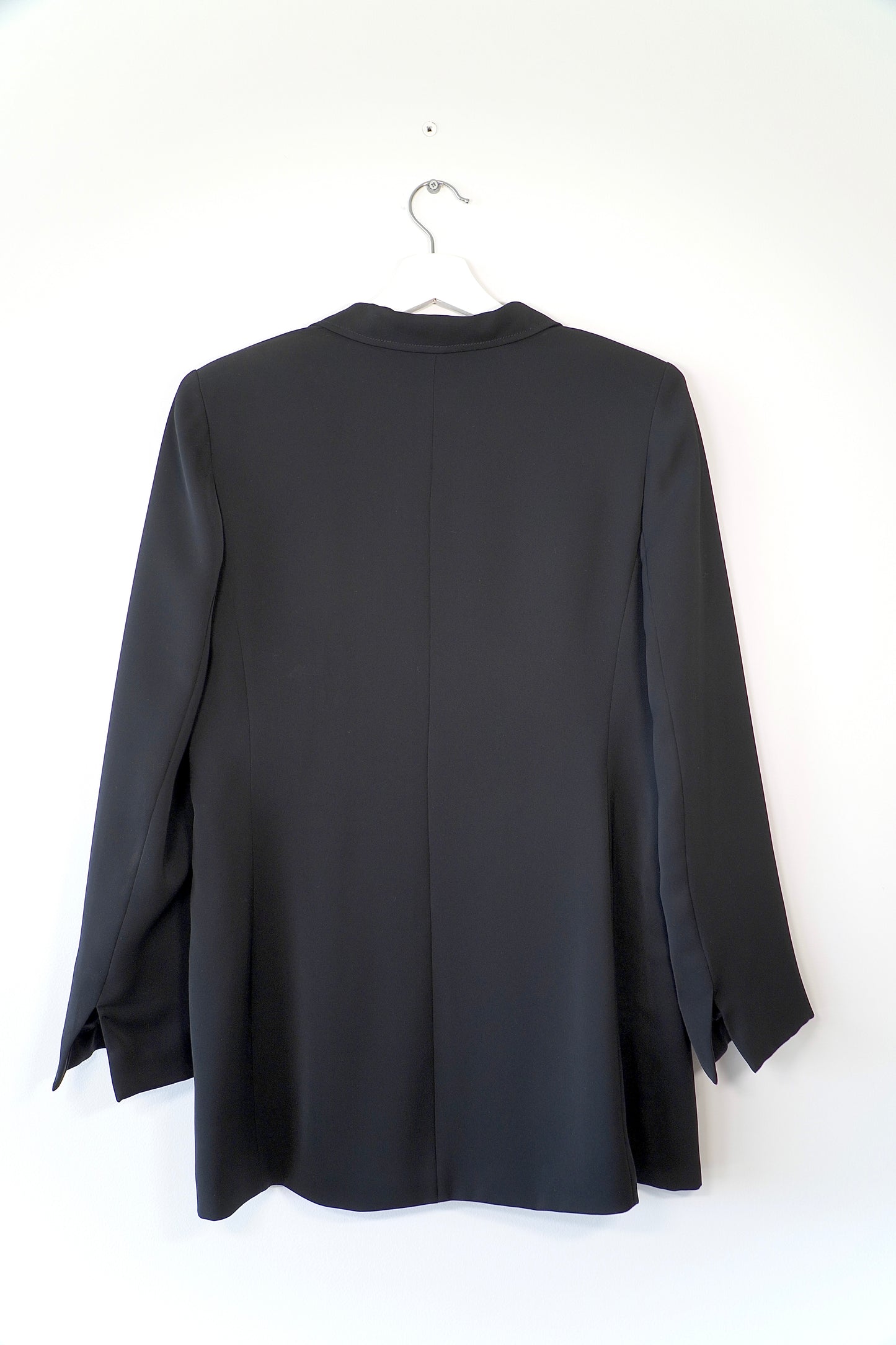 STITCHES AUSTRALIA Black Classic Longline Suit Blazer (12)