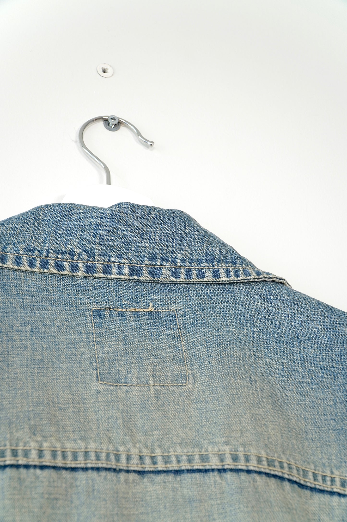 Blend Of America Washed Blue Collared Denim Jacket (M)