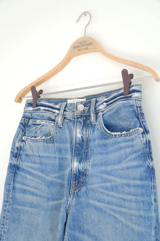 SLVRLAKE High Rise Straight Leg Jeans (26)