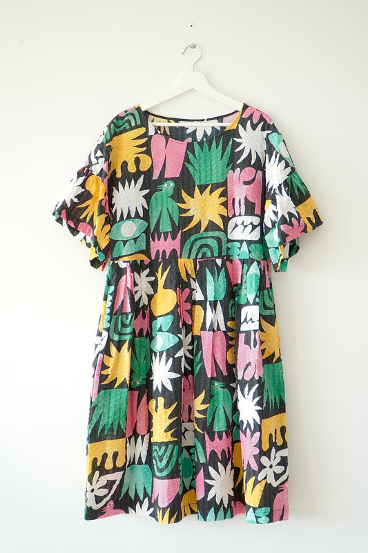 Gorman Organic Cotton Printed Smock Dress (10 Au)