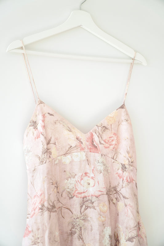Zimmermann Dusty Blush Floral Sundress (0)