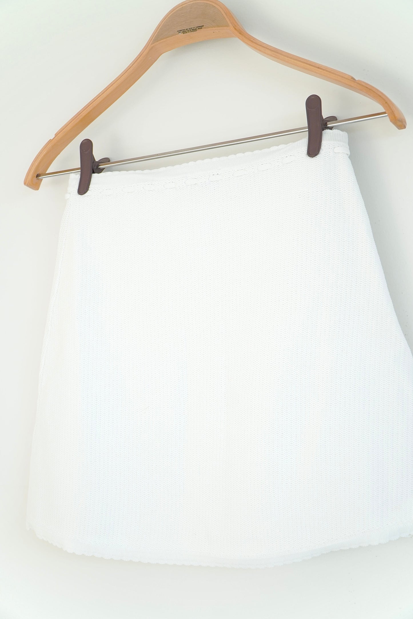 Meshki White Mini Skirt (XXS)