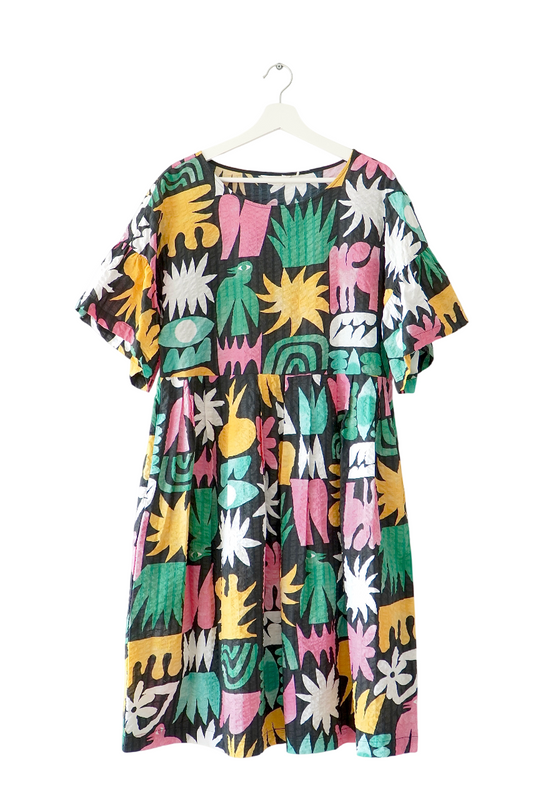 Gorman Organic Cotton Printed Smock Dress (10 Au)